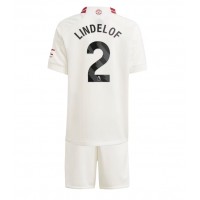 Manchester United Victor Lindelof #2 Rezervni Dres za djecu 2023-24 Kratak Rukav (+ Kratke hlače)